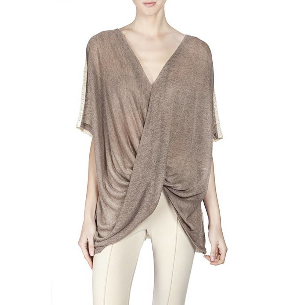 Womens Short sleeve crossed Blouse.